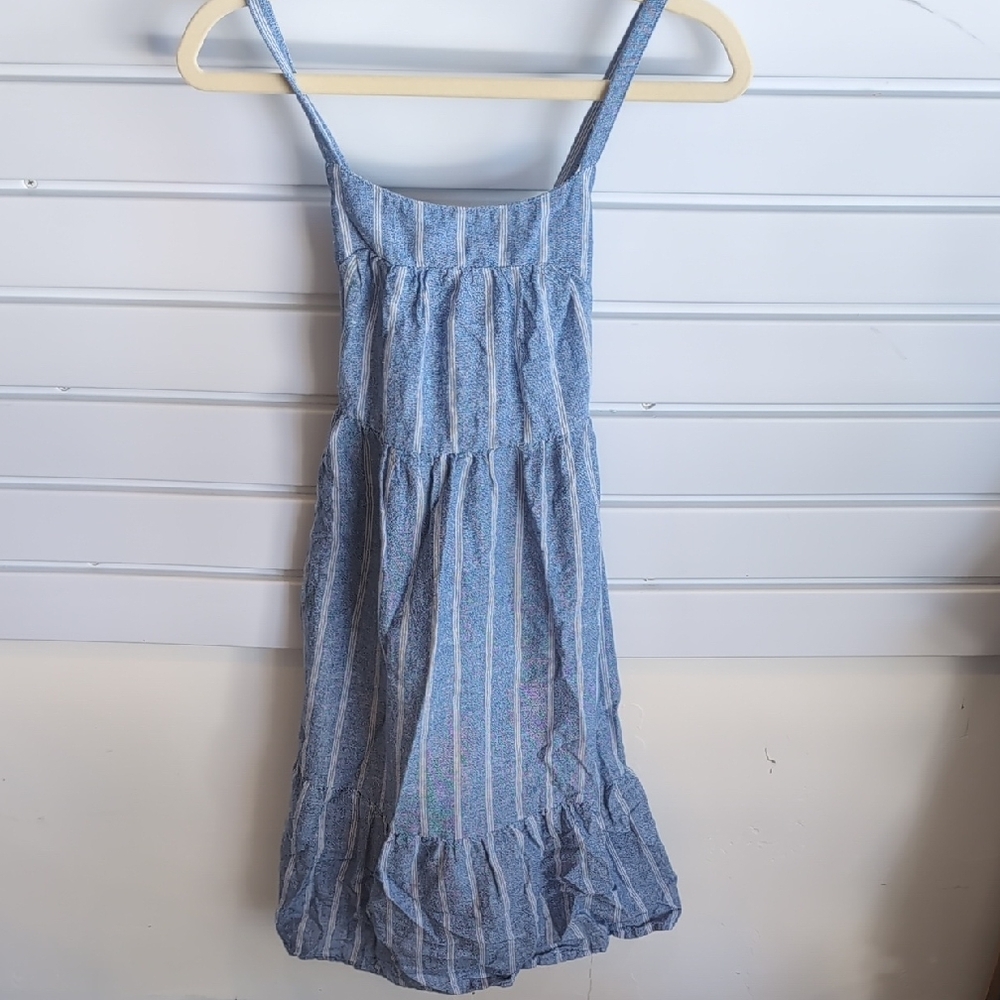 Blue Striped Sundress